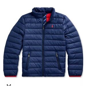 Polo Ralph Lauren Boy’s Blue Puffer Jacker Size 4t